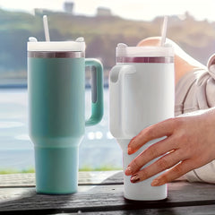 40oz Stainless Steel Vacuum Flask with Leakproof Lid for Outdoor Activities