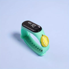 Boys Girls Teen Cartoon Silicone Multifunctional Electronic Watch