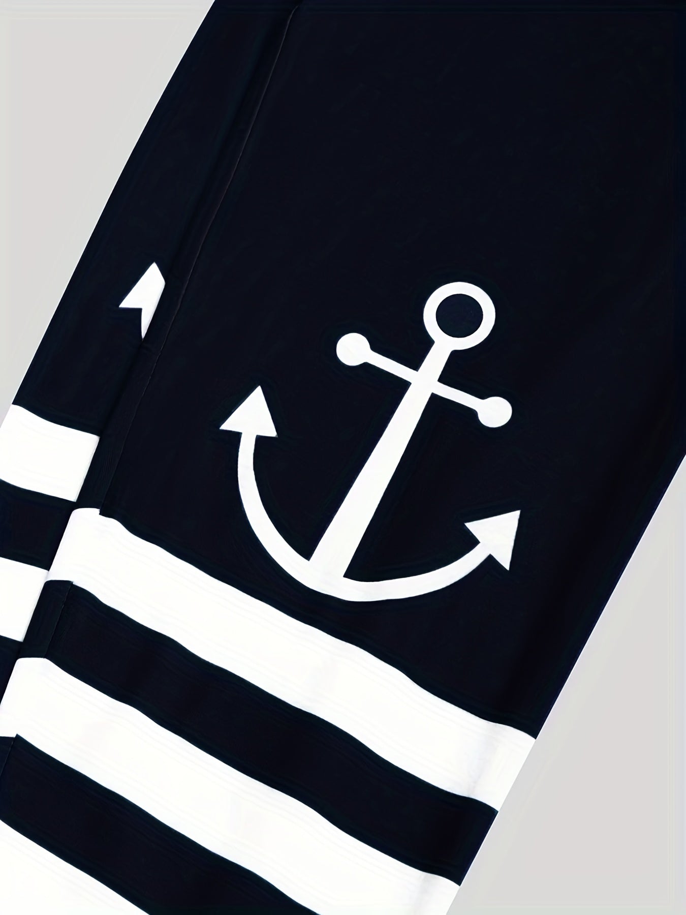 Anchor Print Skinny Leggings Stretchy Leggings Women's Clothing