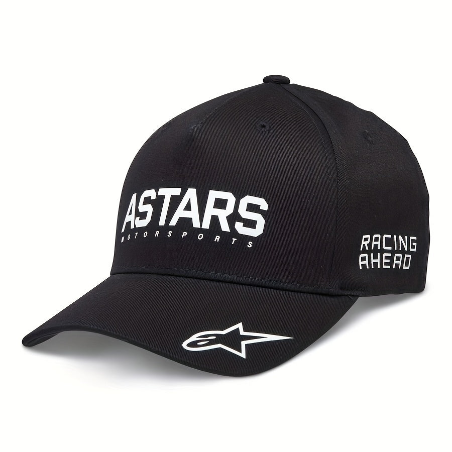 Adjustable Mens Summer Peaked Cap with Letter Embroidery