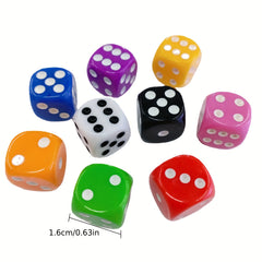 Acrylic Game Dice Set for Family Board Games