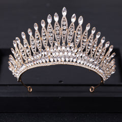 Bridal Crystal Rhinestone Wedding Crown Tiara Headpiece