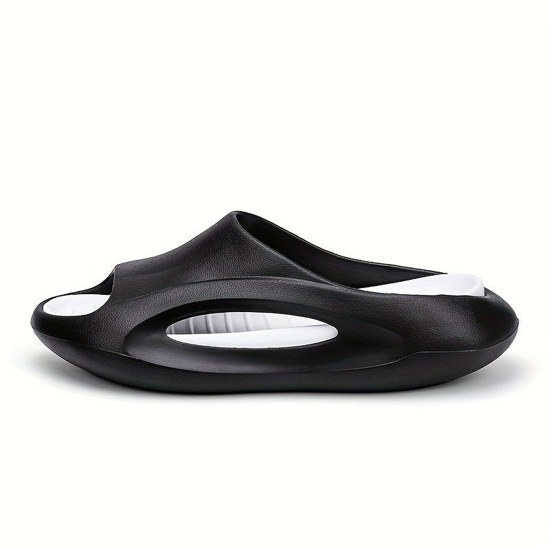 Men's Cloud Slides Non Slip Slippers Open Toe Shoes for Indoor Outdoor