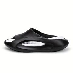 Men's Cloud Slides Non Slip Slippers Open Toe Shoes for Indoor Outdoor