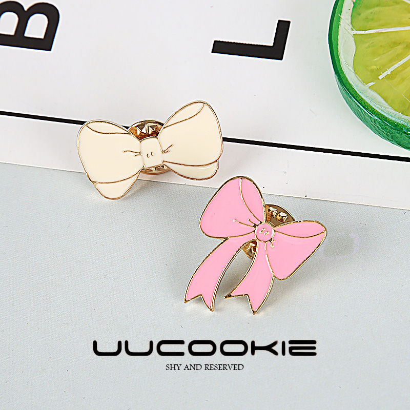 Girls Cartoon Bow Pin Decorative Accessories For Scarf Sweater