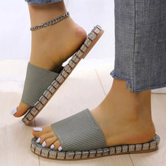 Women's Soft Bottom Slippers Non Slip Home Comfortable Flat Slides