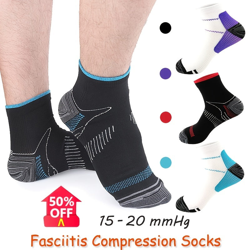 Compression Socks for Men and Women - Anti Fatigue Foot Sleeve
