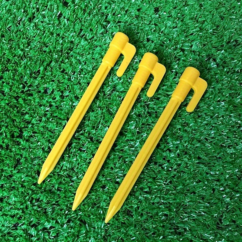 Plastic Ground Nail Garden Grass Cloth Weed Barrier Tent Landscape Anchors