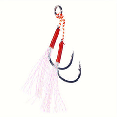 5pcs Slow & Fast Jigging Lure Hooks Fishing Tackle