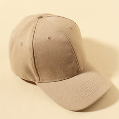 1pc Six-sided Plain Baseball Cap Sports Hat Multicolor Outdoor Adjustable