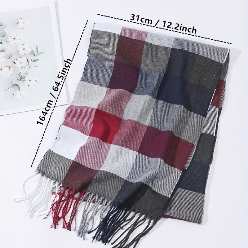 1pc Men's Retro Scarf