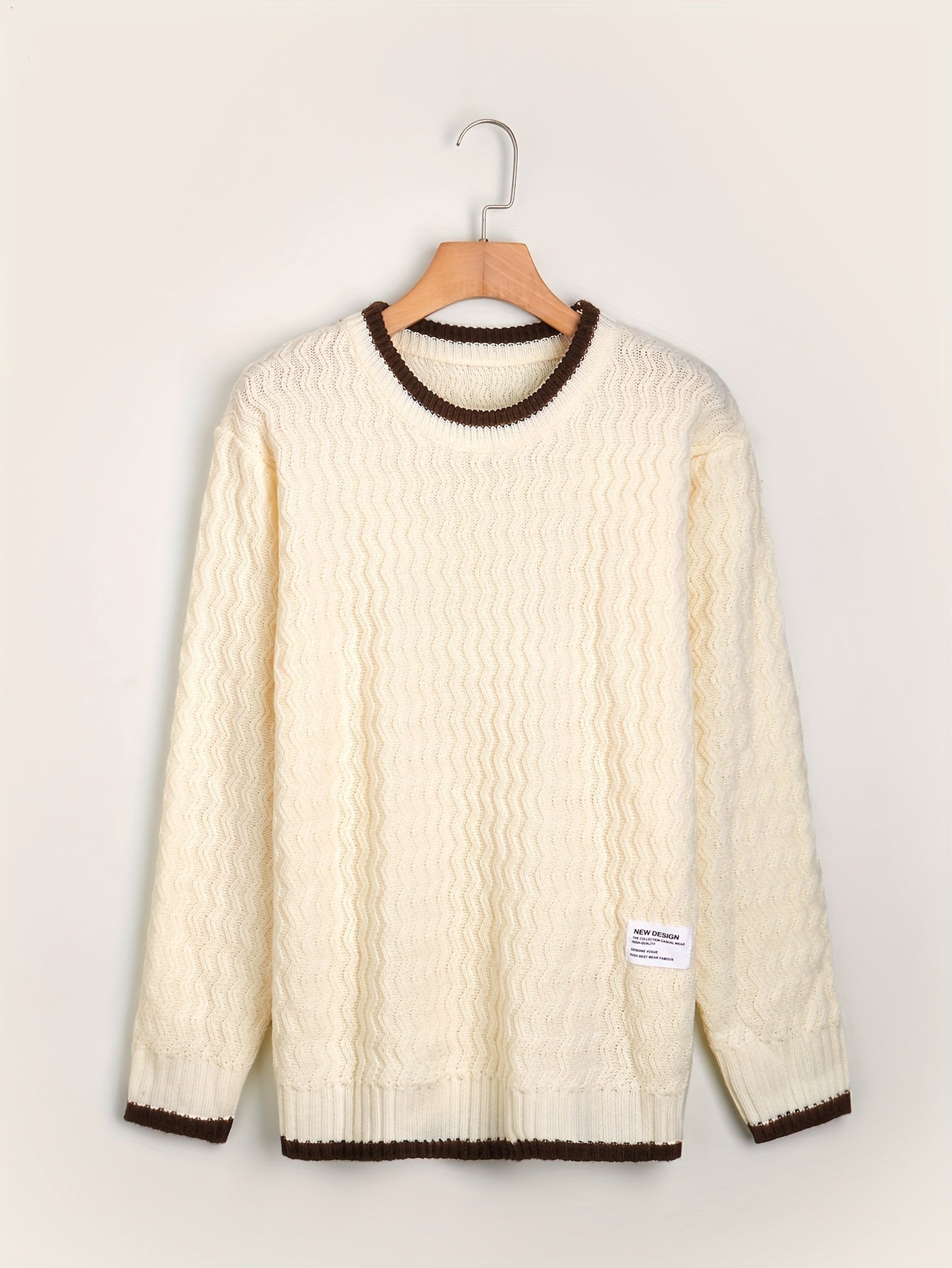 Men's Thermal Knit Pullover Sweater
