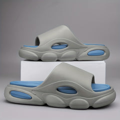 Men's Non Slip Platform Slides Comfortable Cloud Slides For Indoor Outdoor