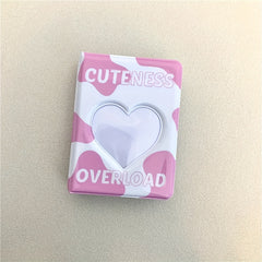 Small Fresh Four-leaf Clover Love Cow Print 3-inch Mini Album