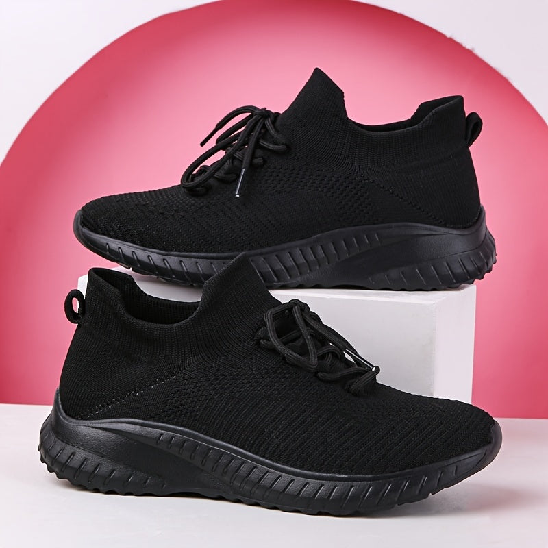 Women's Lace-up Breathable Walking Sneakers