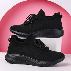 Women's Lace-up Breathable Walking Sneakers