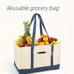 Portable Shopping Bags Oxford Cloth Foldable Reusable Tote Bag