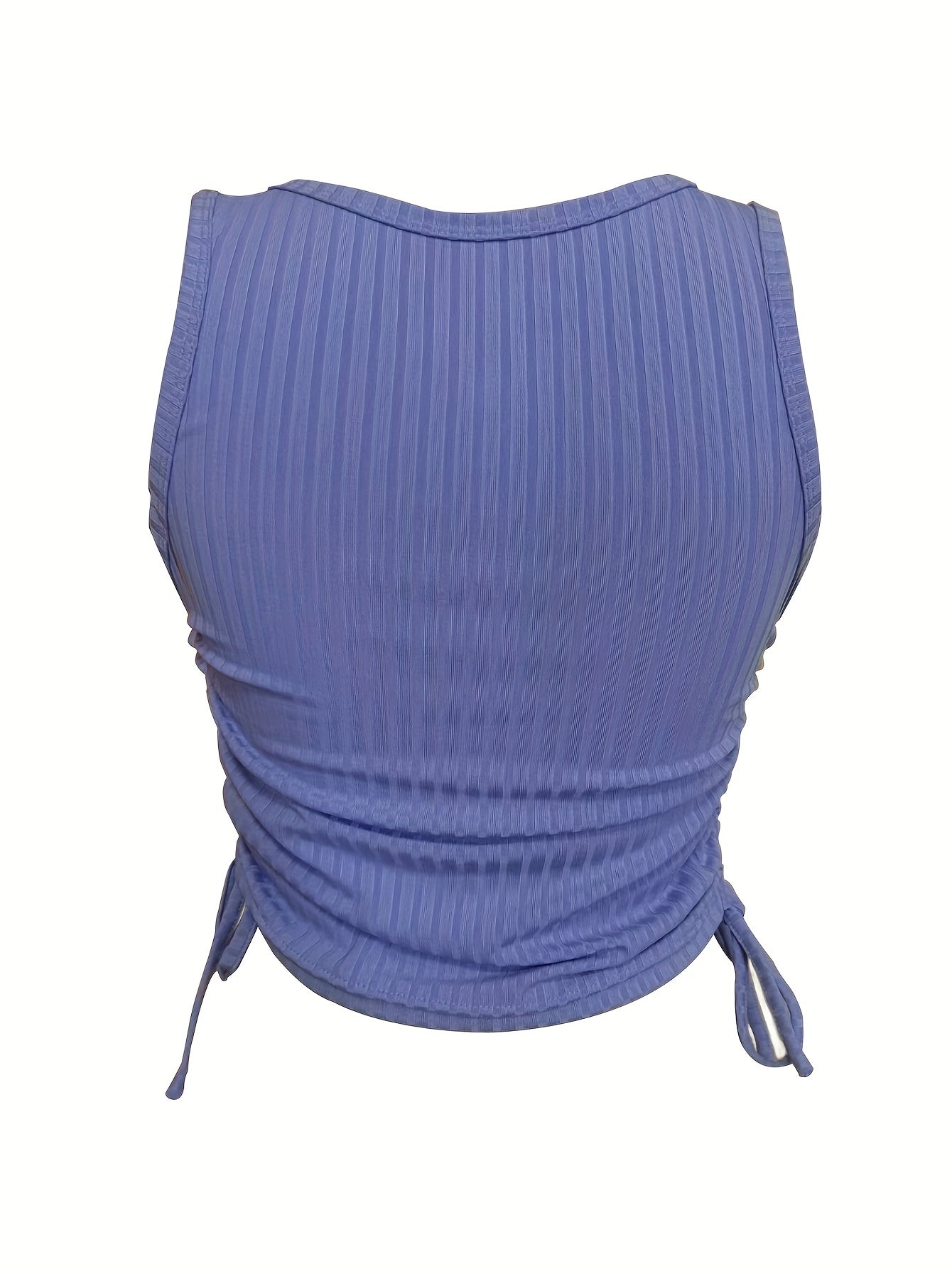 Casual Drawstring Tank Top for Women