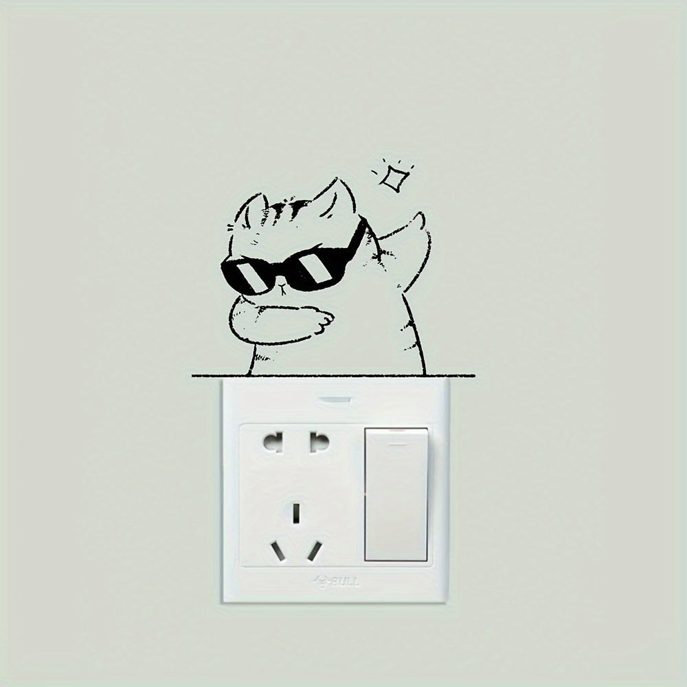Kitten Switch Decorative Self adhesive Sticker home Decor