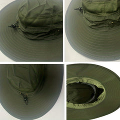 Breathable Wide Brim Cap Lightweight Sunscreen Mesh Hat