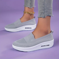 Women's Casual Air Cushion Shoes Thick Bottom Lazy Shoes