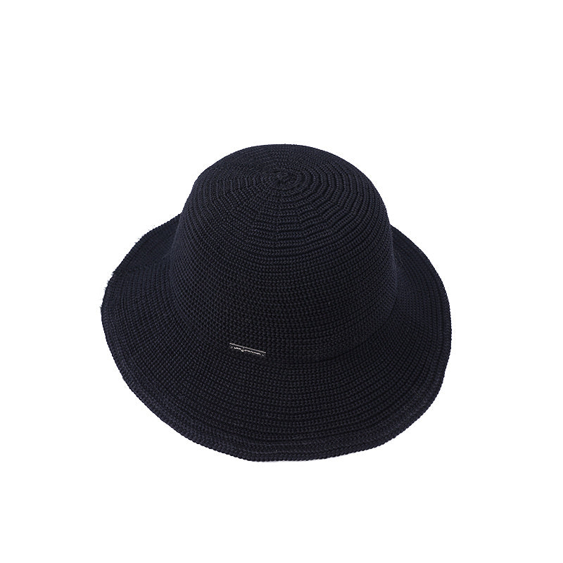Women Casual Bucket Hat Solid Fisherman Hat Wide Brim Outdoor Hat For Women