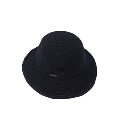 Women Casual Bucket Hat Solid Fisherman Hat Wide Brim Outdoor Hat For Women