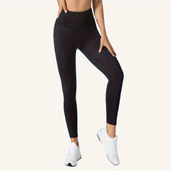 5-Pack Seamless Solid Tights Opaque High Waist Elastic Leggings
