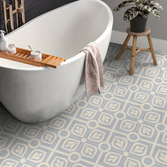 12pcs Nordic Style Floor Stickers Waterproof Self Adhesive Tile Stickers