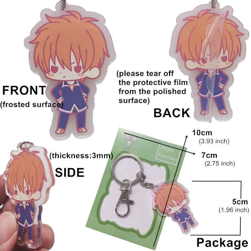 Anime Figure Keychains - Ideal for Anime Fans & Students
