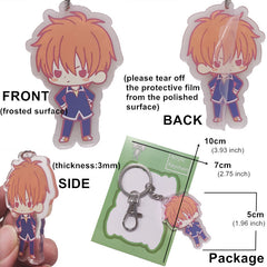 Anime Figure Keychains - Ideal for Anime Fans & Students