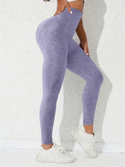 High Waisted Seamless Workout Yoga Pants Butt Lift Tummy Control Leggings