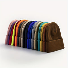 Embroidered Knitted Woolen Hat Unisex Hip hop Cap