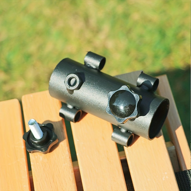 Adjustable Steel Canopy Pole Fixer for Camping