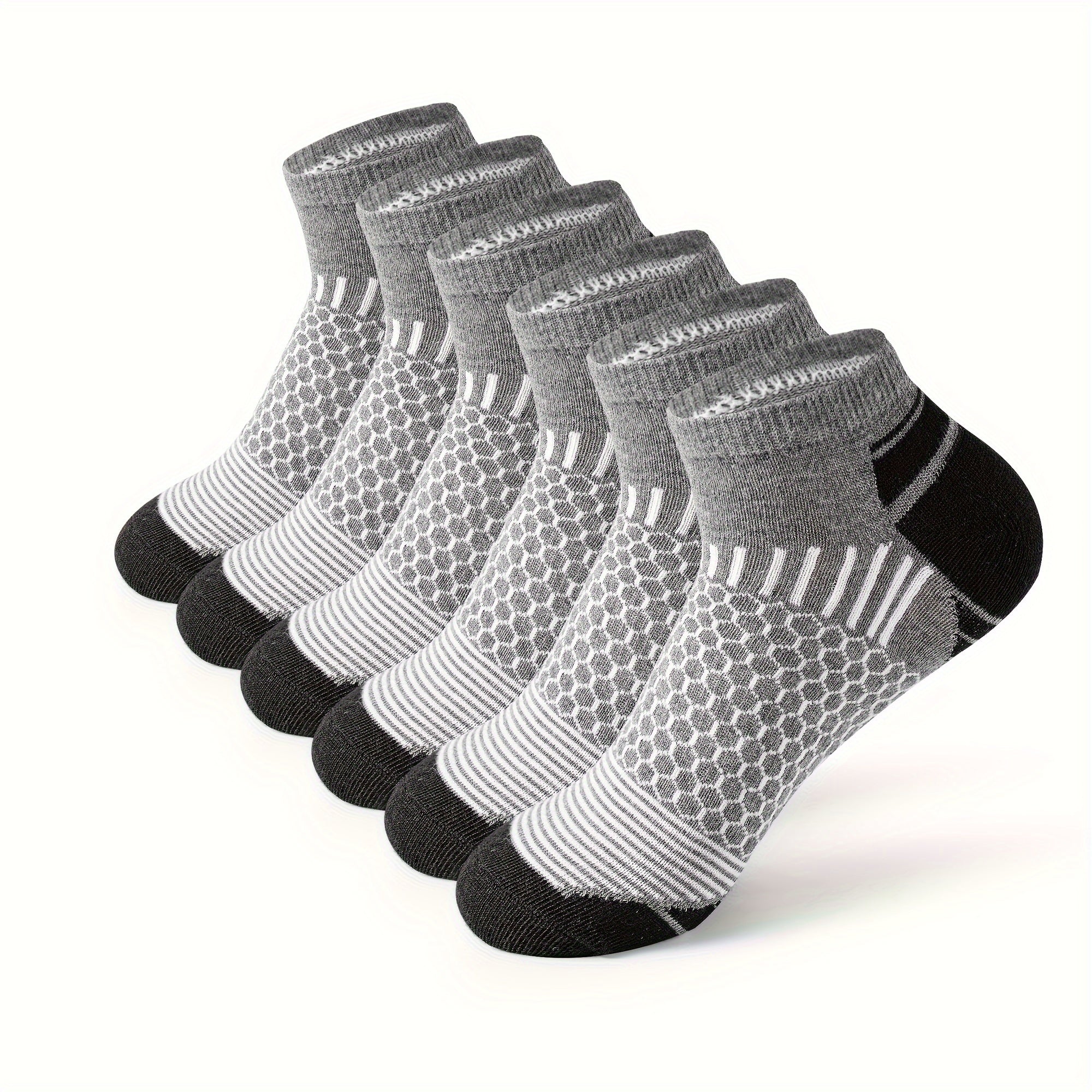 ACEFINE 6pairs Men's Ankle Socks Low Cut Athletic Socks