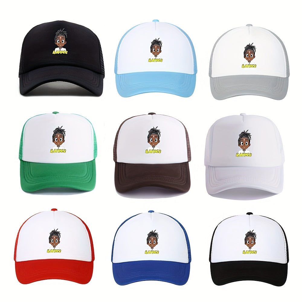 Unisex Cartoon Pattern Baseball Cap for Outdoor Sport