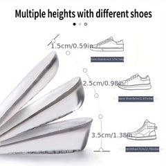 Silicone Gel Height Increase Insole Heel Lifting Inserts Shoe Foot Care