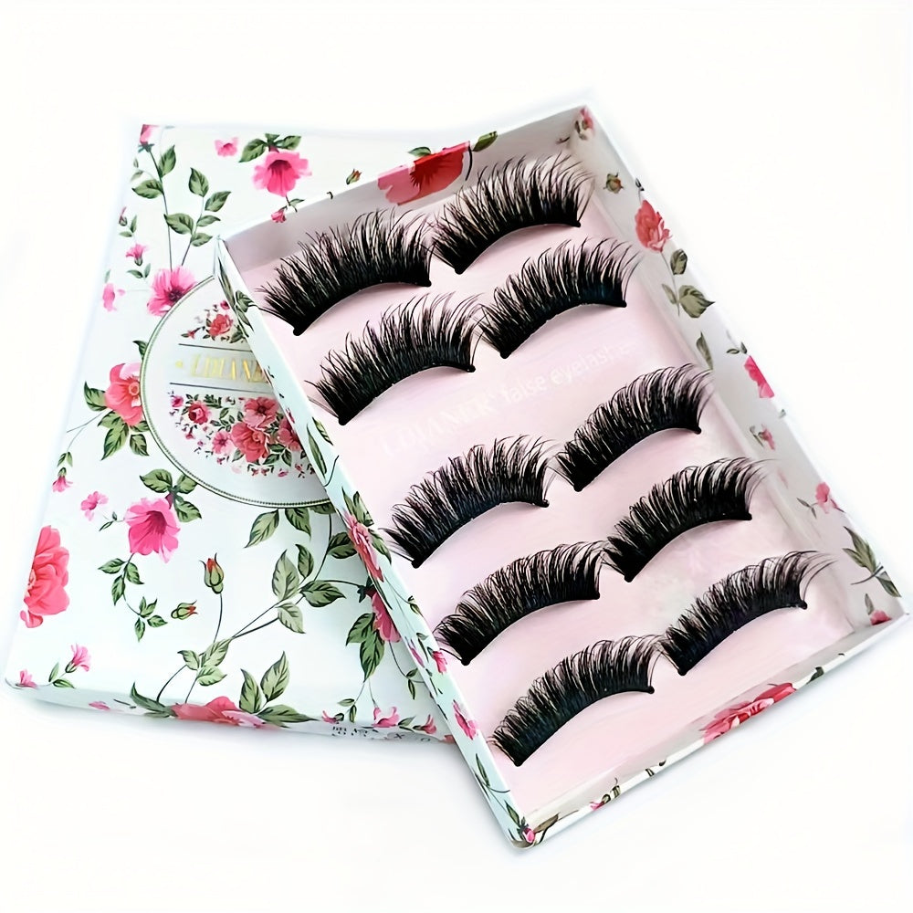 Faux Mink Lashes Natural False Eyelashes for Daily & Party Use 100 Pairs