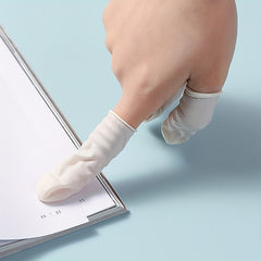 100pcs Embroidered Anti-Slip Fingernail Sleeve Protective Wear-Resistant