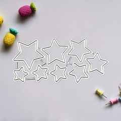 Pentagram Star Metal Cutting Dies Stencil for Card Making DIY Scrapbooking