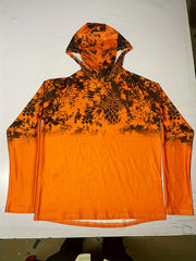 Men's UPF 50 Sun Protection Hoodie with Mask Long Sleeve