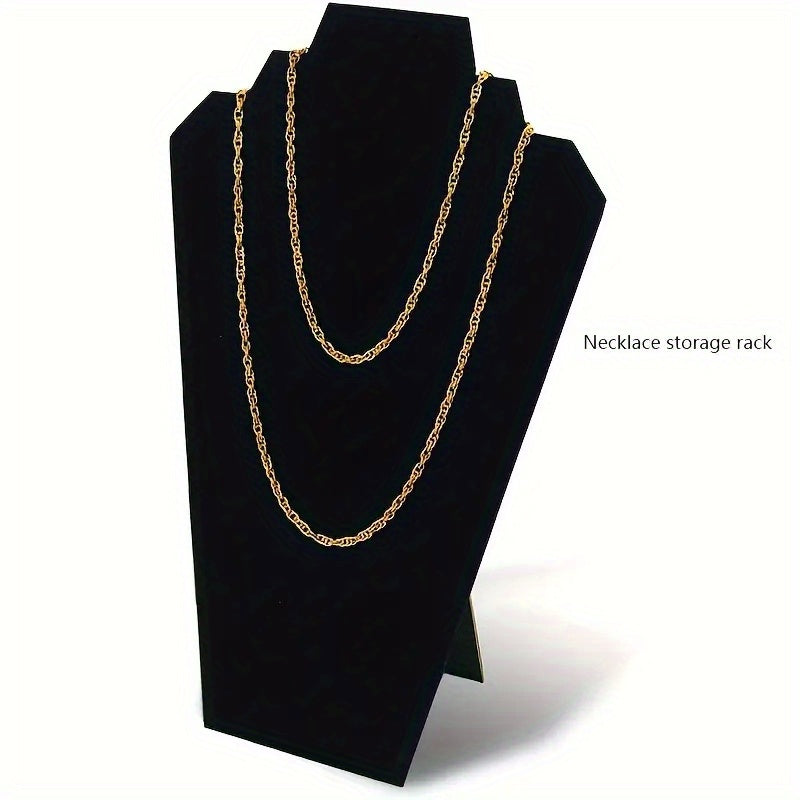 Velvet Jewelry Display Rack Necklace Pendant Earring Ring Display Board