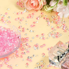 2000pcs 4mm Acrylic Diamond Rhinestone Table Decor For Kids