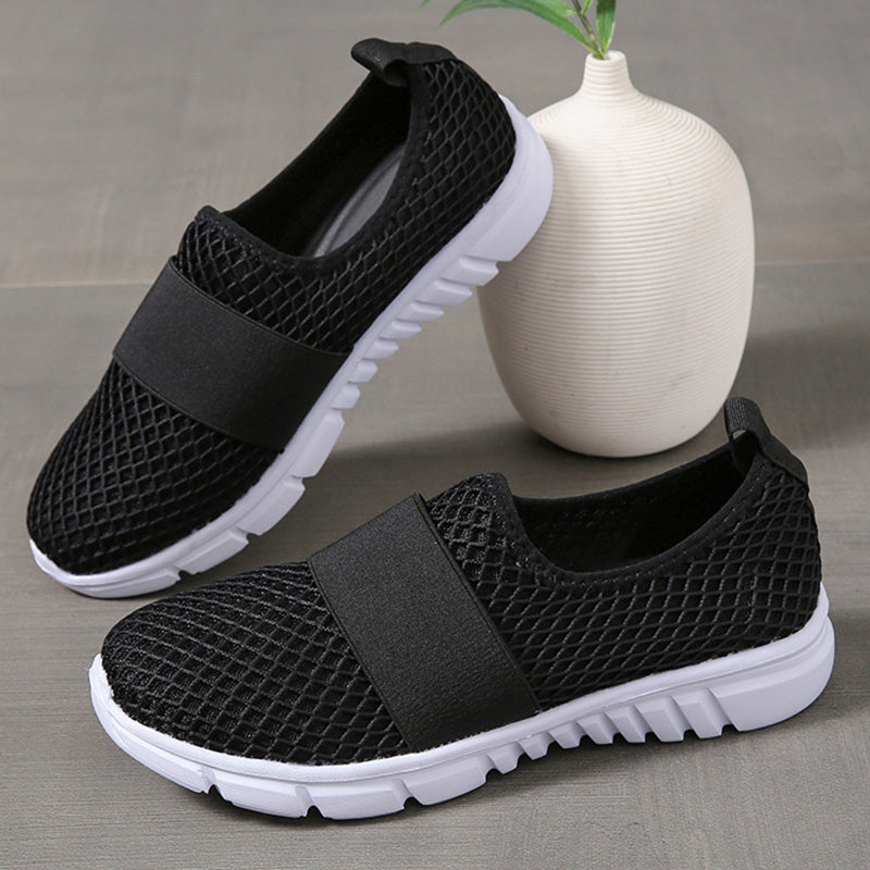 Women's Lightweight Mesh Slip-on Sneakers Breathable Casual Shoes