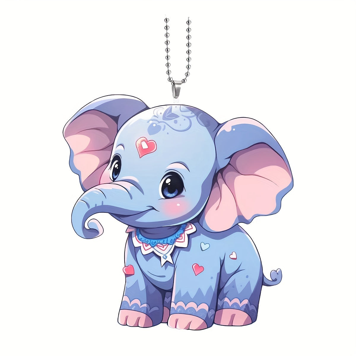 Elephant Car Pendant Keychain, Stylish Interior Decoration