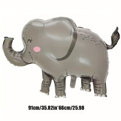 1PC Zoo Cartoon Animal Aluminum Film Balloon Snail Hedgehog Modeling Balloon