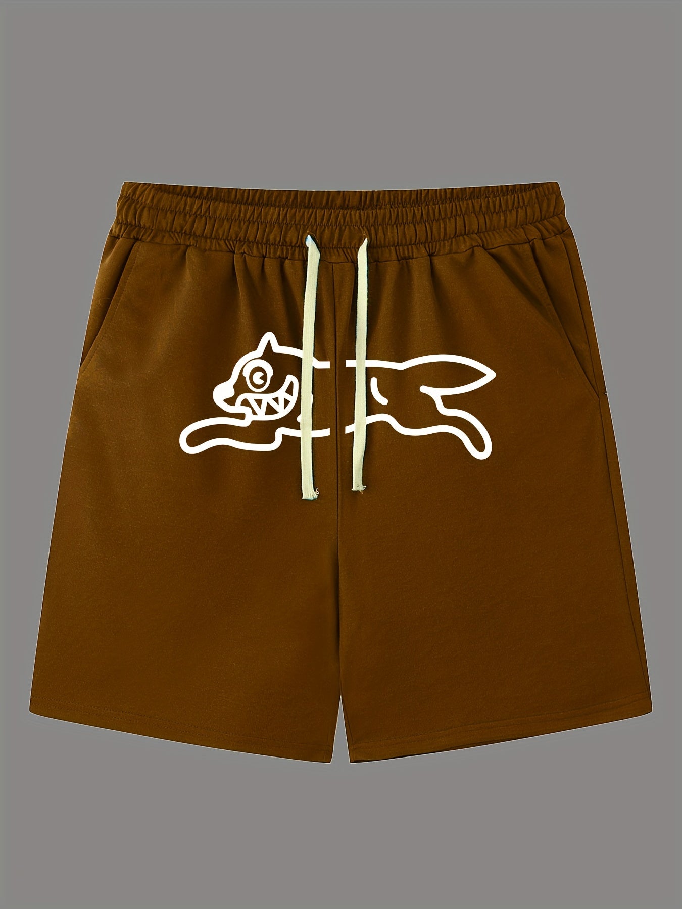 LOS ANGELES Print Men's Street Style Shorts