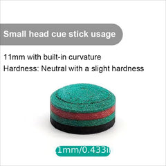 2pcs Professional Six Layer Snooker Head Billiards Accessories