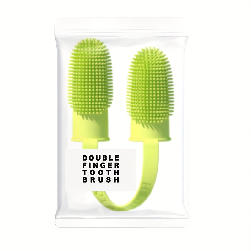 Dog Toothbrush Soft TPR Material Finger Toothbrush Kit