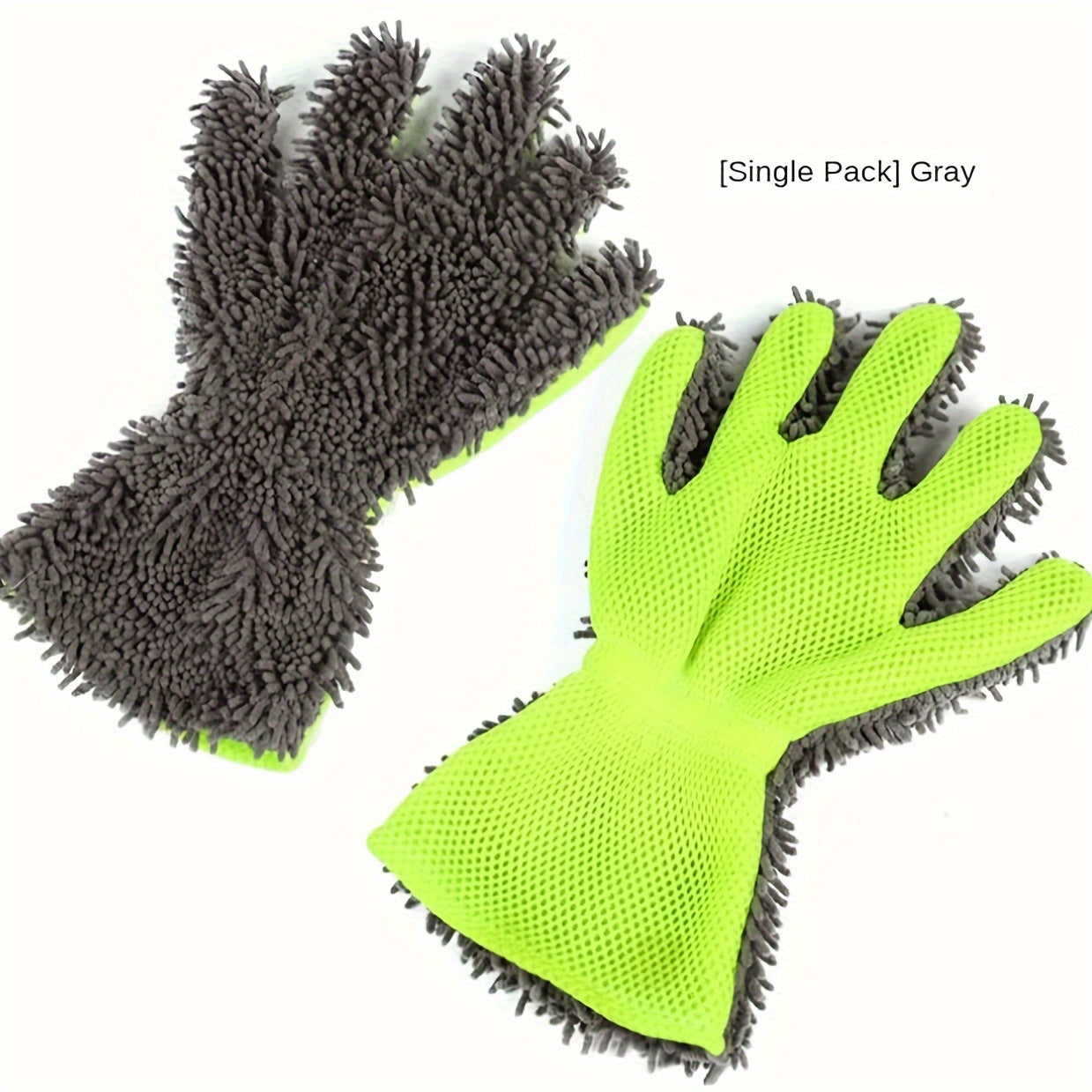 Soft Microfiber Car Cleaning Gloves for Washing and Drying -1pc
